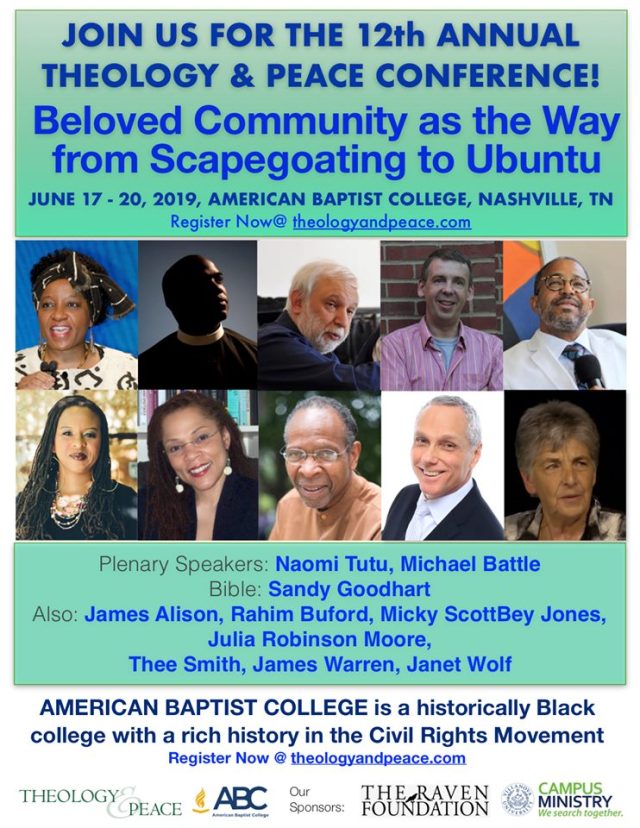 Conference: BELOVED COMMUNITY AS THE WAY FROM SCAPEGOATING TO UBUNTU